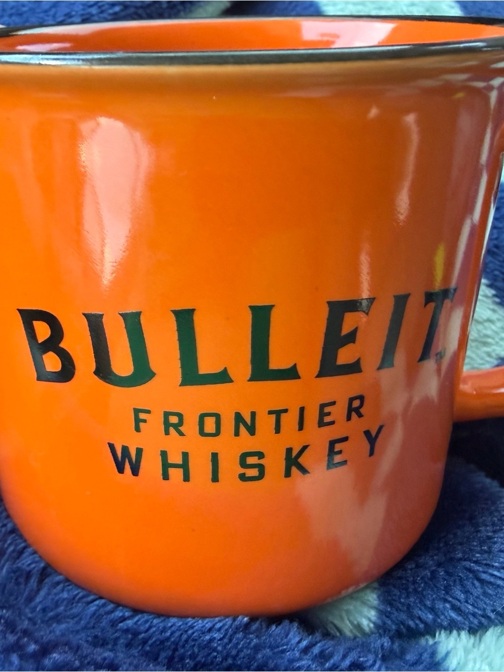 Bulleit whiskey Orange Camp-Style Coffee Mug